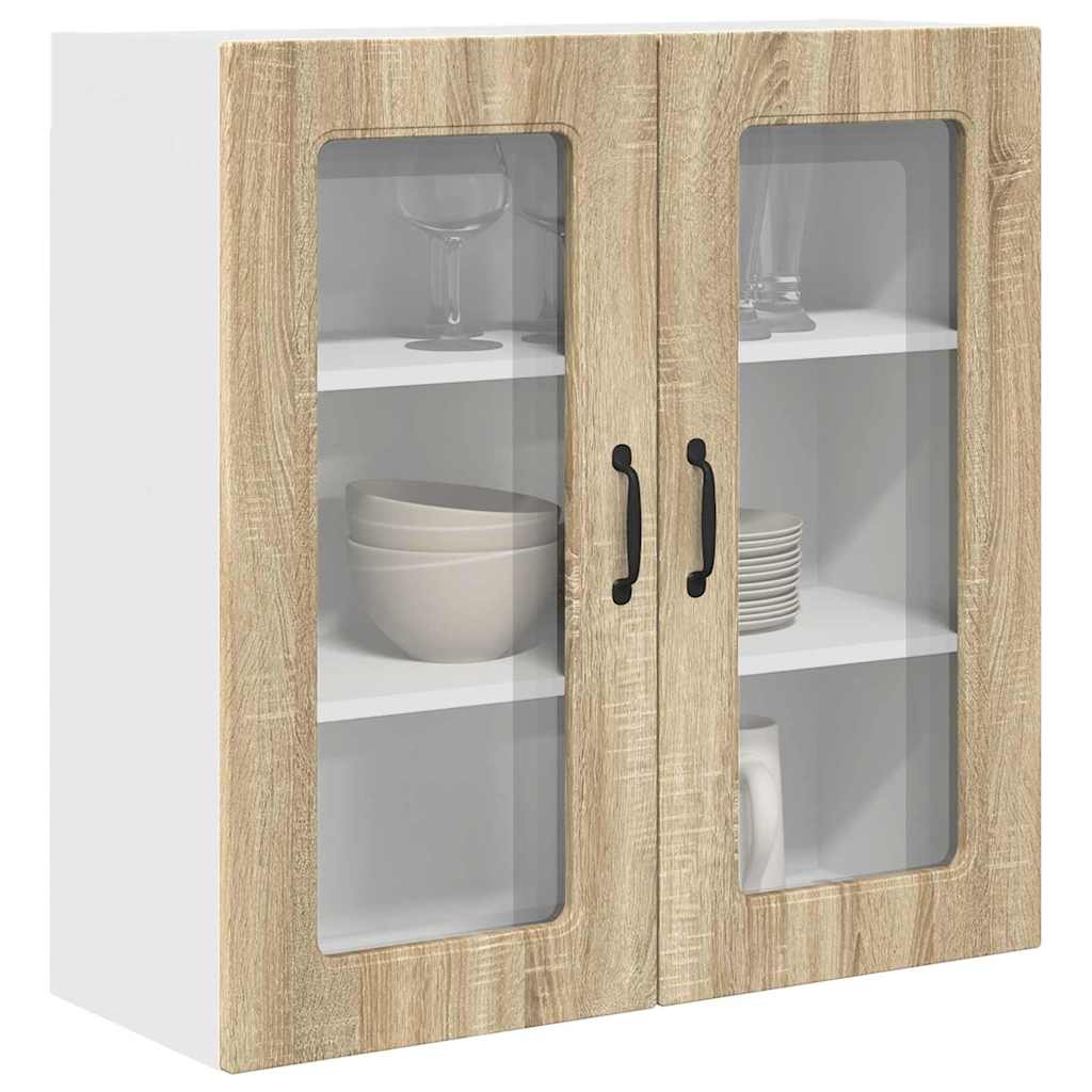 Kitchen Wall Cabinet Sonoma Oak 80 x 31 x 80 cm Engineered Wood